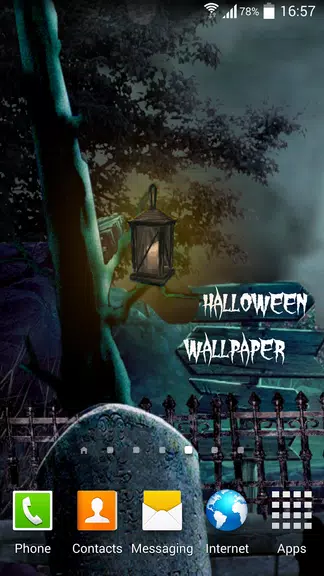 Halloween Live Wallpaper Zrzut ekranu 1