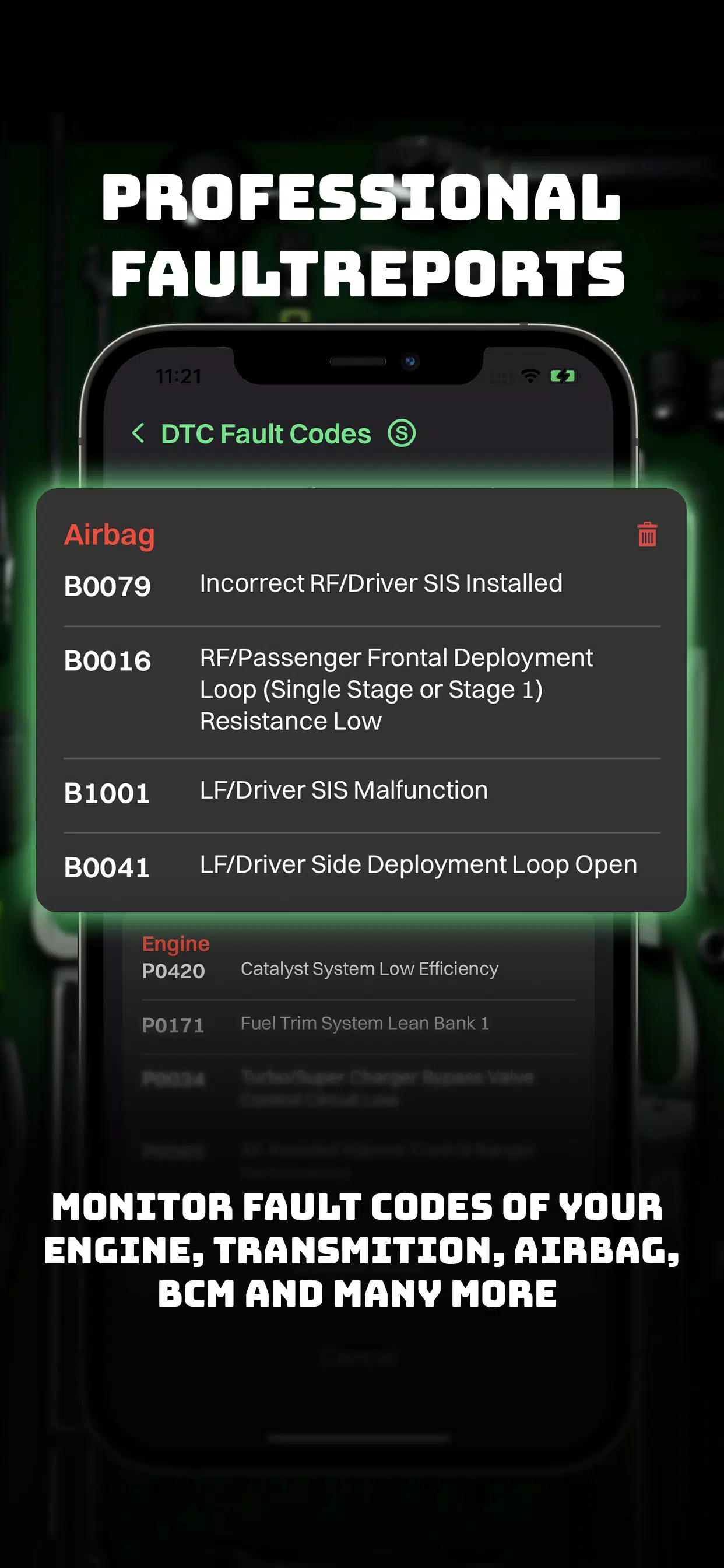 ULTRA OBD OBD2 CAR SCANNER ELM Zrzut ekranu 1