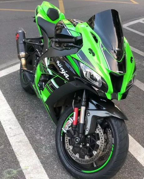 Kawasaki Ninja ZX10r Wallpaper Tangkapan skrin 2