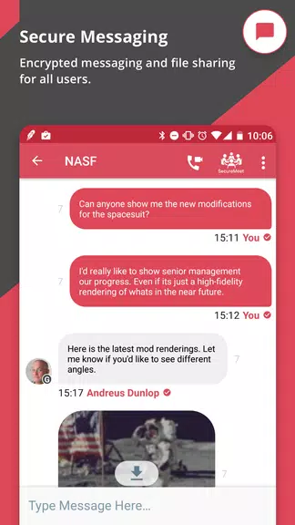 NetSfere Secure Messaging Screenshot 3