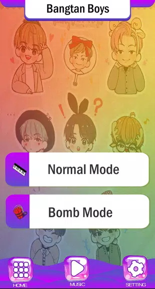 BTS Chibi Piano Tiles Ảnh chụp màn hình 2