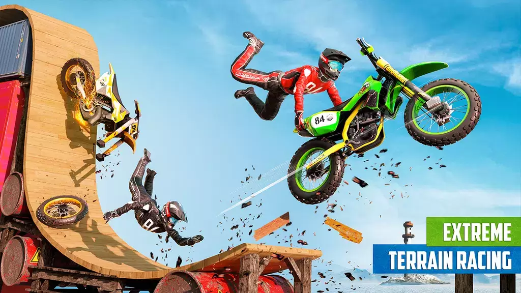 Bike Stunt Heroes: Bike Games Скриншот 1