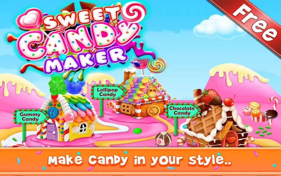 Sweet Candy Maker - Candy Game 스크린샷 0