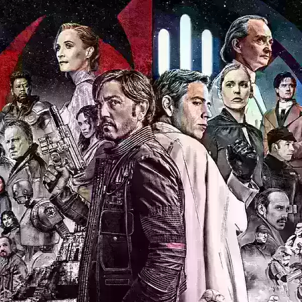 Cassian Andor standing determined