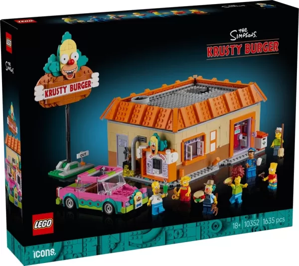 Lego simpsons krusty漢堡套裝室內視圖