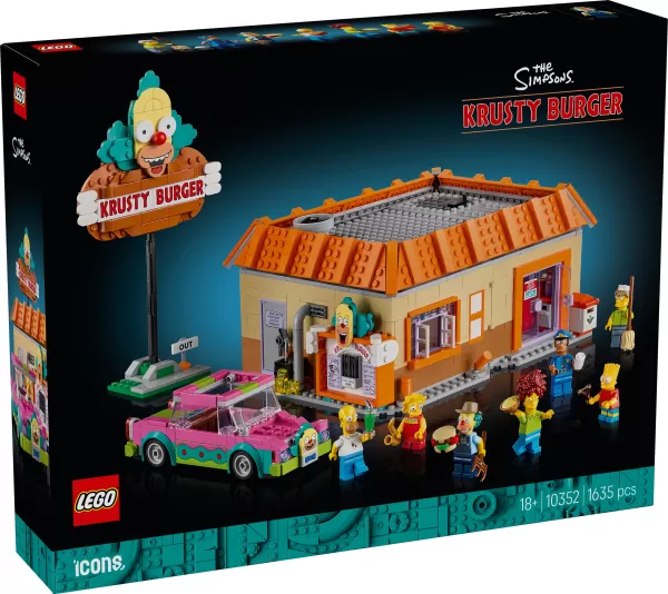 LEGOはシンプソンズのコラボレーションを復活させ、Krusty Burgerセットを発表します