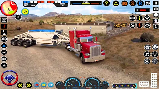 American Cargo Truck Games Sim Zrzut ekranu 2