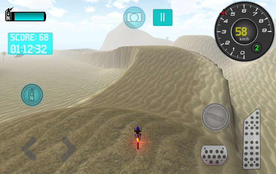 Bike Offroad Simulator ဖန်သားပြင်ဓာတ်ပုံ 1