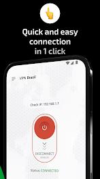 VPN Brazil - get Brazilian IP Captura de pantalla 2