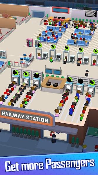 Railway Tycoon - Idle Game Mod ဖန်သားပြင်ဓာတ်ပုံ 3