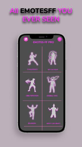 EmotesFF PRO | Dances & Emotes Ảnh chụp màn hình 2