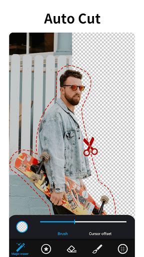Photo Editor BG Eraser MagiCut Ekran Görüntüsü 0