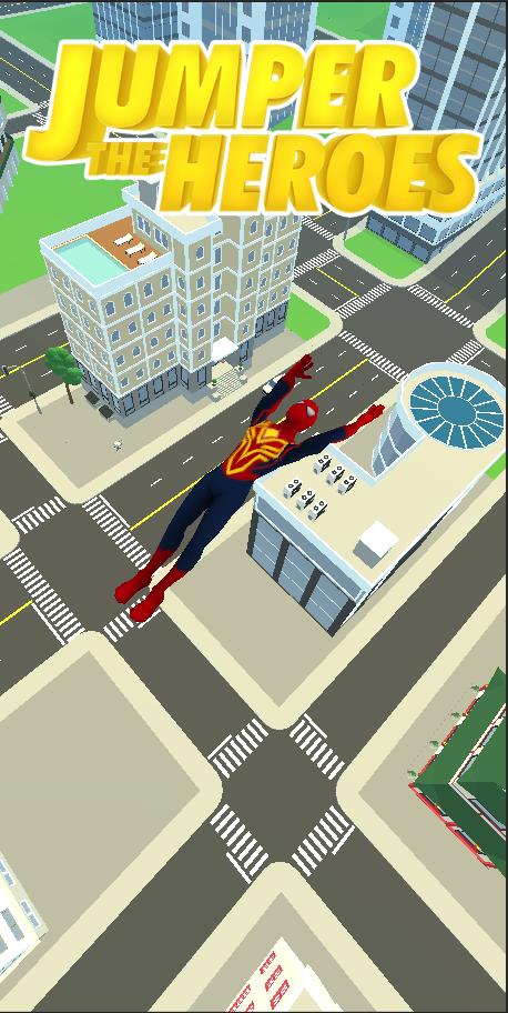 Superhero Flip Jump: Sky Fly Ekran Görüntüsü 0