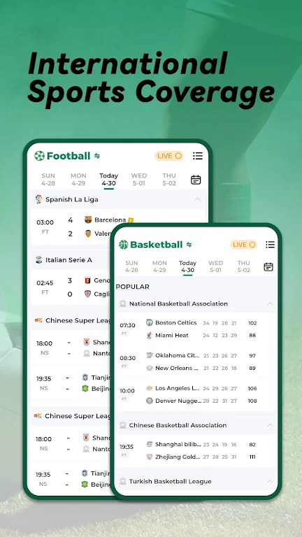 Xscorez - Euro Live Scores स्क्रीनशॉट 0