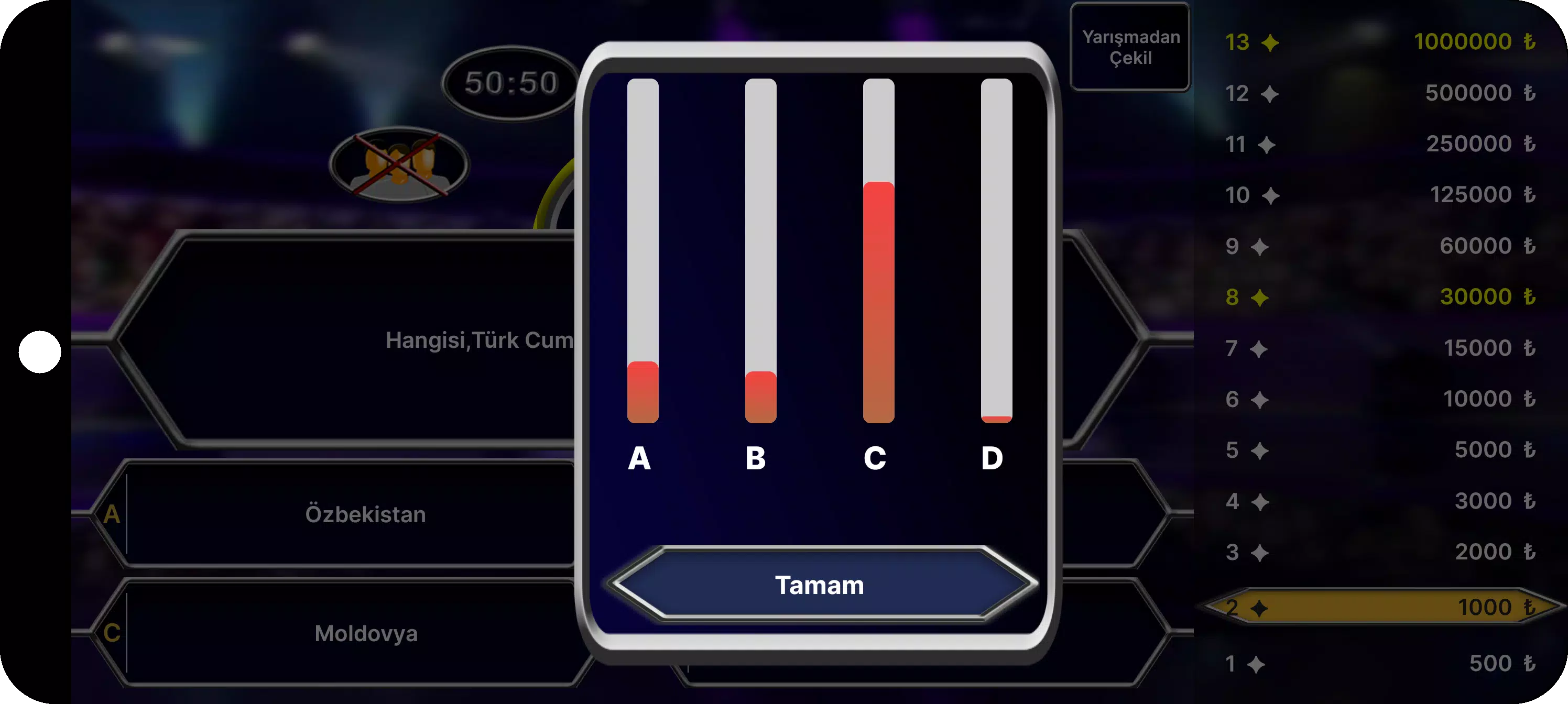 Milyoner Bilgi Yarışması ภาพหน้าจอ 3