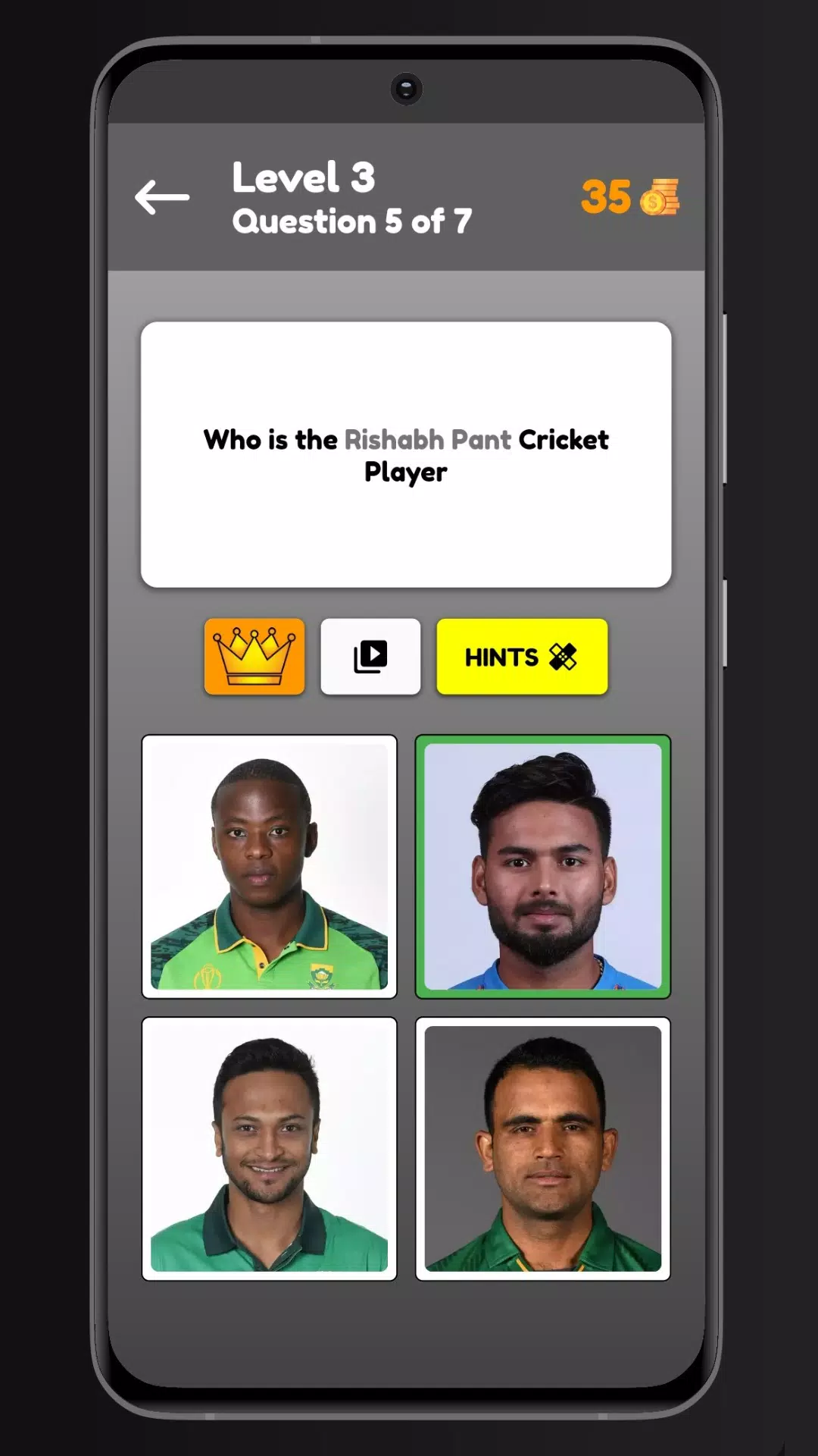 Schermata Cricket Quiz 3