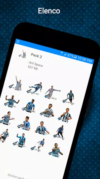 Grêmio Stickers for WhatsApp ဖန်သားပြင်ဓာတ်ပုံ 3