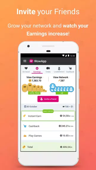 WowApp - Earn. Share. Do Good Ekran Görüntüsü 2