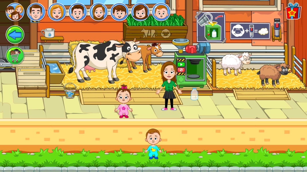 My Town Farm Animal game Tangkapan skrin 1