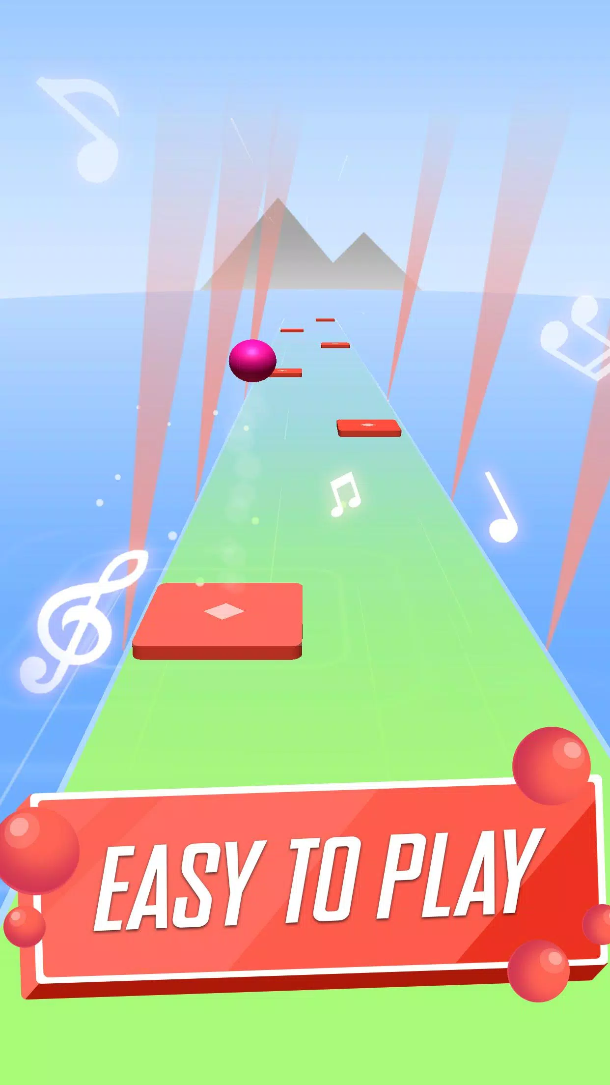 Color Music Hop Ball Games Screenshot 2