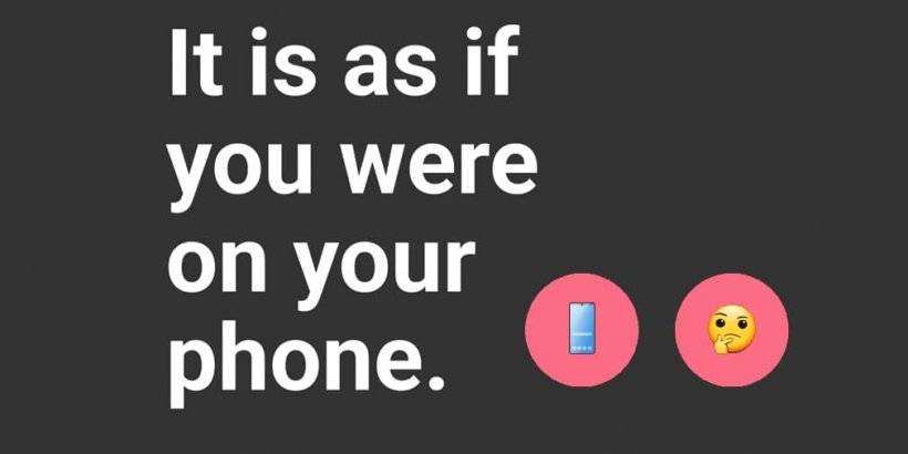 あなたがあなたの携帯電話にいるかのようにそれは\ 'sは奇妙な新しい内省的デスクトップモバイルリリースです