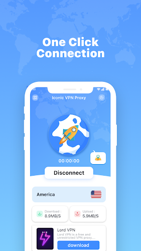 Iconic VPN Proxy Capture d'écran 2