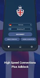 VPN UK: Fast VPN with Adblock Screenshot 3