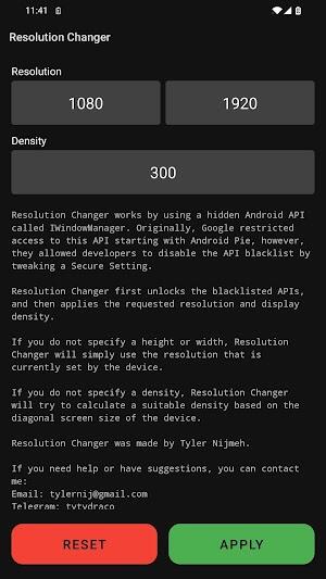 Resolution Changer應用截圖第0張