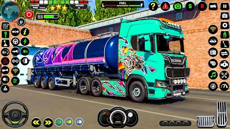 US Oil Tanker Truck Drive Sim スクリーンショット 0