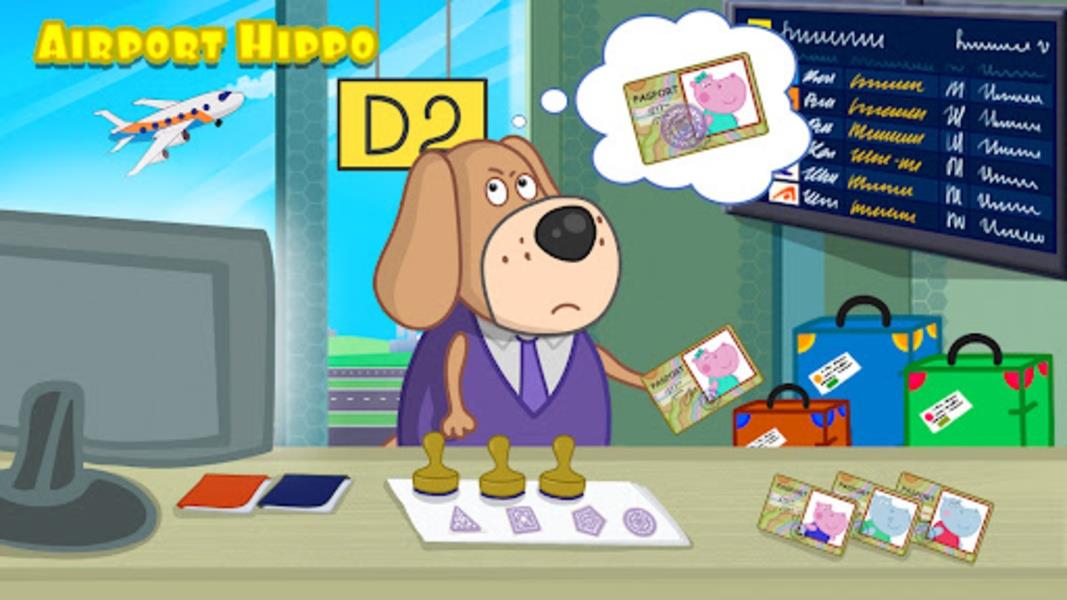 Hippo: Airport adventure Ảnh chụp màn hình 2