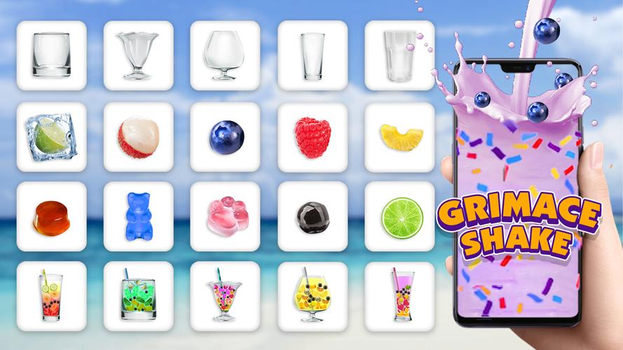 Boba Grimaces Shake Bubble Tea Скриншот 2