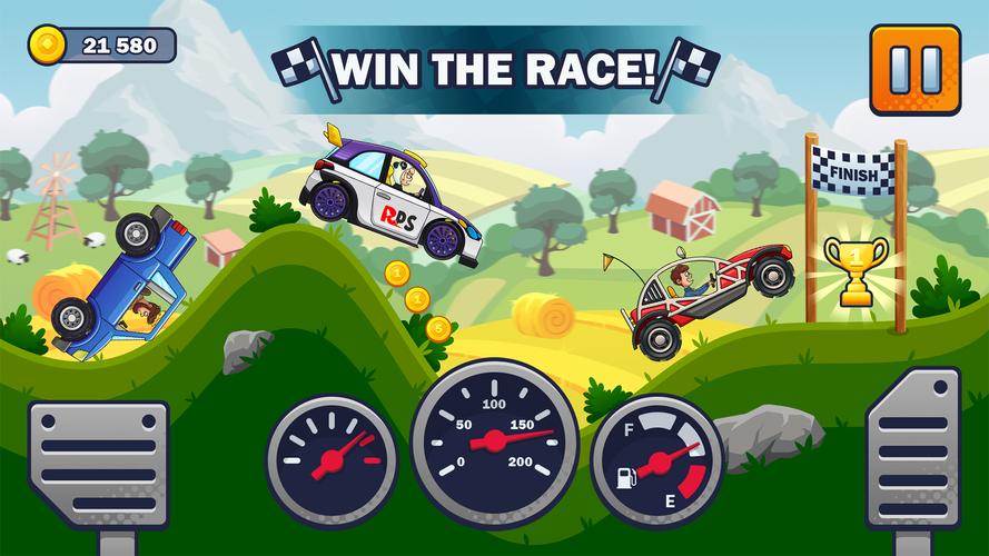 Racing Hills! Offroad Car Game Скриншот 0
