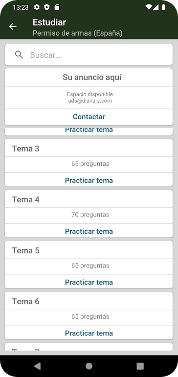 ExamenesCazador.com Ảnh chụp màn hình 1