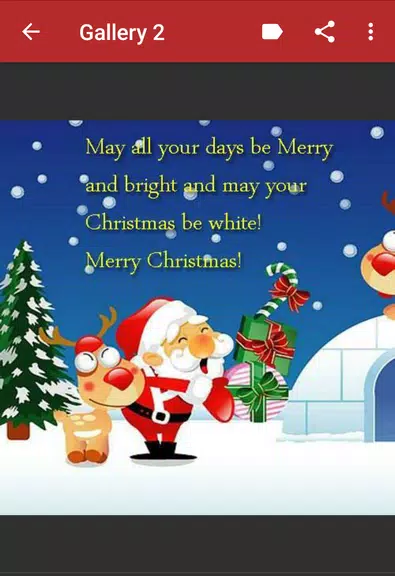 Merry Christmas Wishes Captura de tela 3