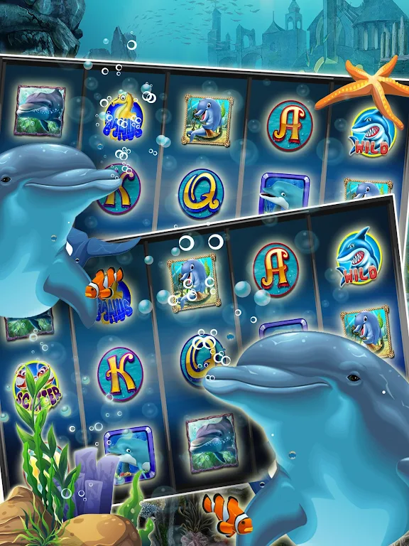 Schermata Lucky Dolphin Slots: Free Casino Slot Machines 0