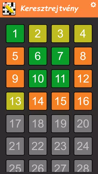 Keresztrejtvény Captura de tela 1