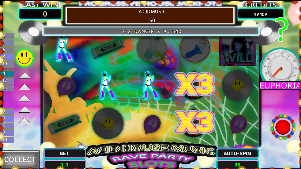 Dance Energy Rave Party Slot Tangkapan skrin 1