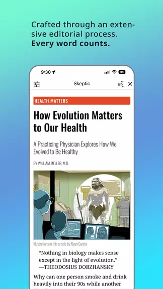 Skeptic Magazine Zrzut ekranu 1