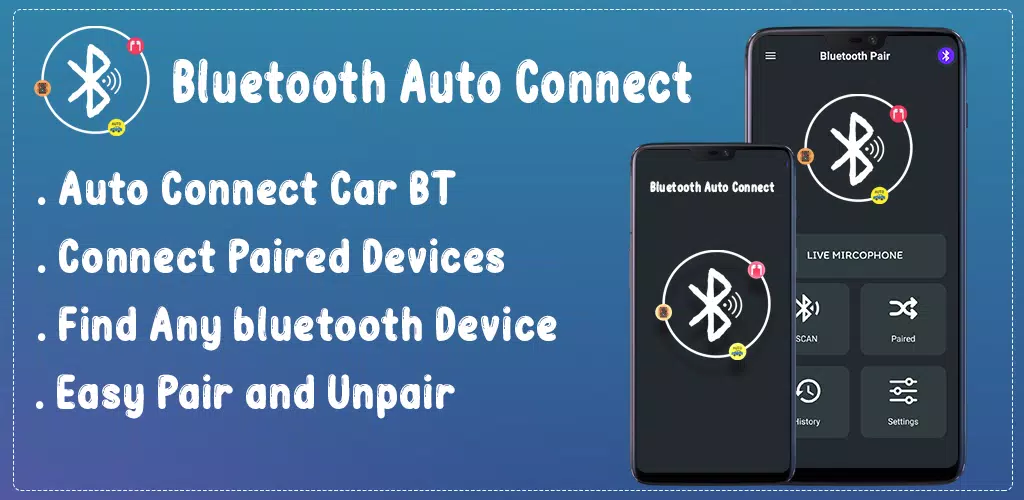 Bluetooth 自動接続 BT ペア スクリーンショット 0