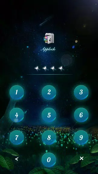 AppLock Theme Flying Butterfly স্ক্রিনশট 1