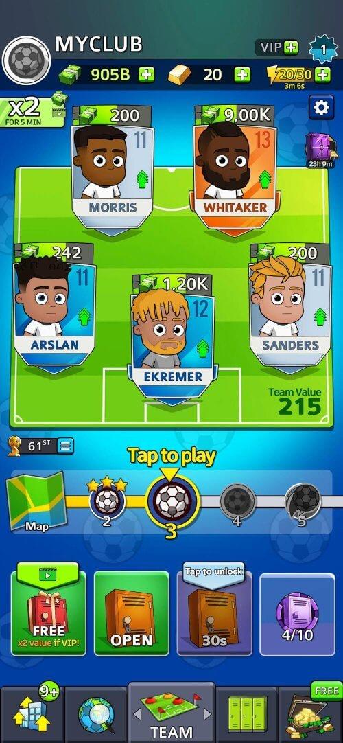 Idle Soccer Story Zrzut ekranu 0