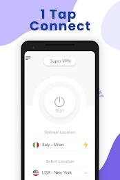 Super VPN: Fast Secure VPN Captura de pantalla 1