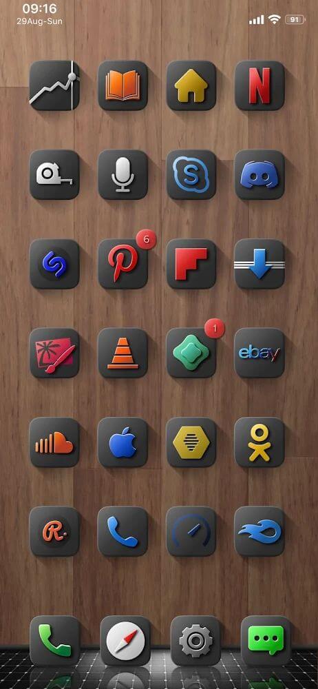 Shiiny Icon Pack Mod ภาพหน้าจอ 0