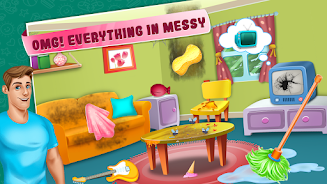 Little girl cleanup game Screenshot 2