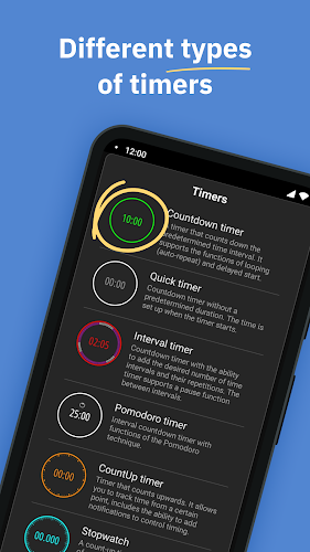 MultiTimer: Multiple timers Screenshot 1