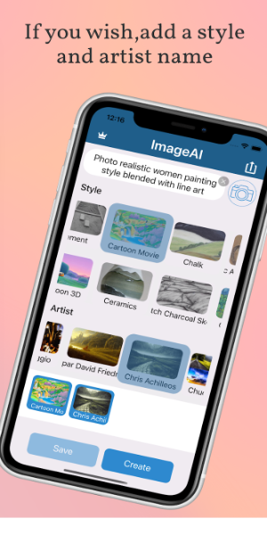 ImageAI - AI Art Generator ภาพหน้าจอ 1