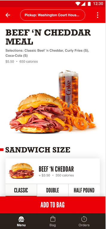 Arby's Fast Food Sandwiches ภาพหน้าจอ 2