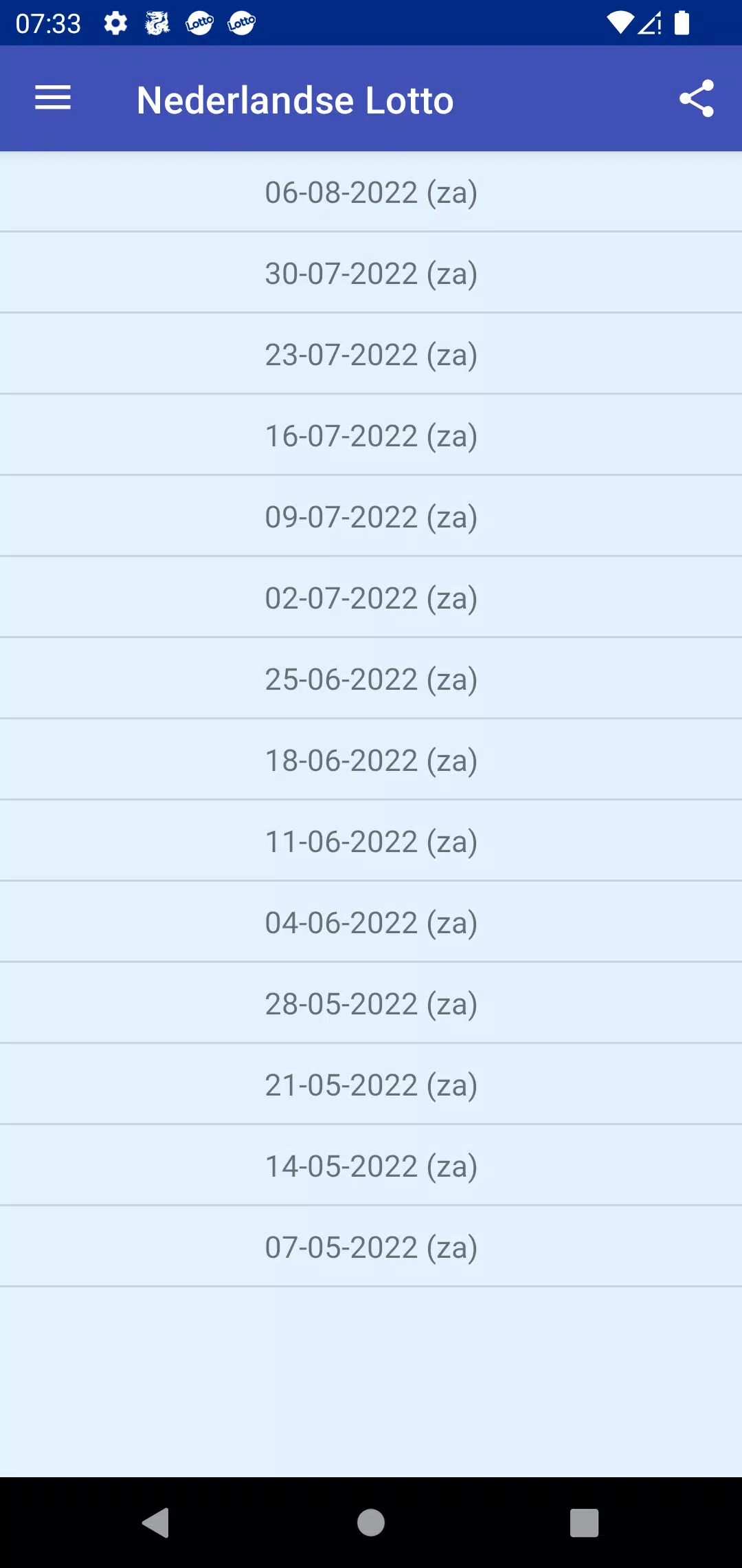 Nederlandse Lotto Voorspelling应用截图第3张