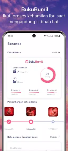 BukuBumil - Pregnancy Tracker Zrzut ekranu 0