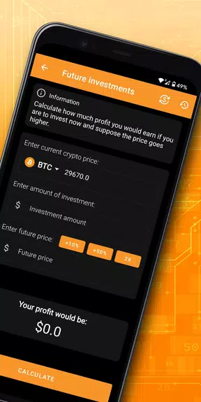 Crypto Calculator ภาพหน้าจอ 1